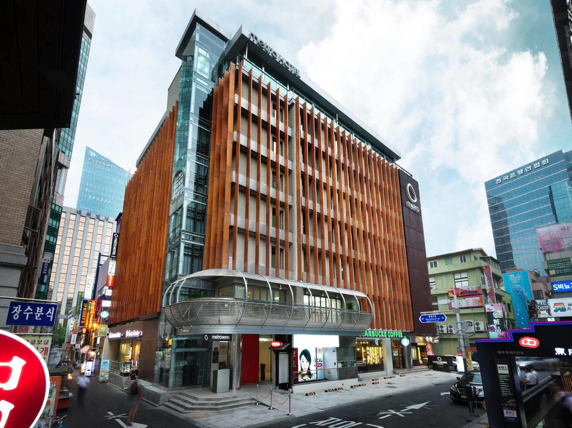 Metro Hotel Myeongdong Szöul Kültér fotó